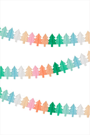 Tissue Paper Christmas Garlands