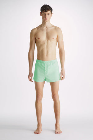 Derek Rose Men's Modern Boxers Amalfi Mint 1