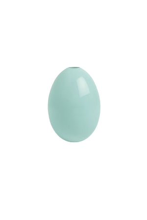 Nymphenburg Egg Vase Robins Blue Glazed 15cm
