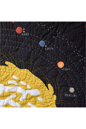 Solar System Quilt Throw
