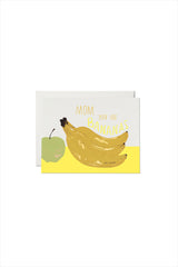 You Are Bananas Foil Mother's Day Card