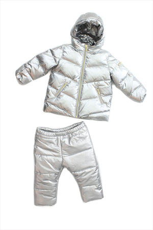 Baby Parka Pant Silver