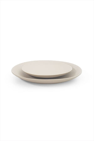 Cecile Preziosa Stoneware Plate Pearl Grey