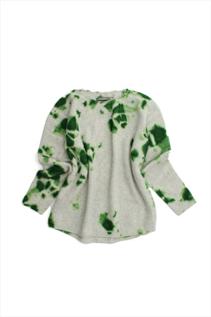 Suzusan Cashmere Wide Pullover Leaf Green