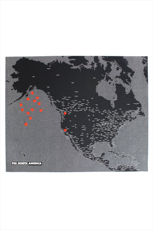 Pin Map Country North America