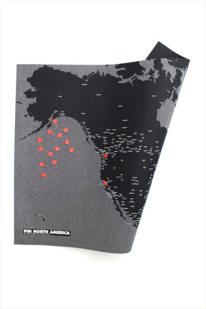 Pin Map Country North America