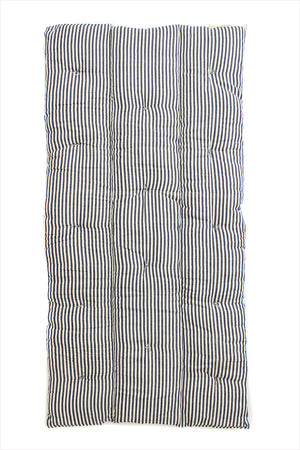 Tensira Rectangular Mattress Navy Off White Stripe