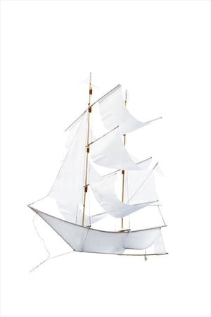 Sailing Ship Kite White