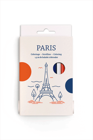 Scrollino Paris Coloring Pencil Set