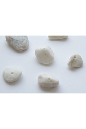 White Stone Incense Holder