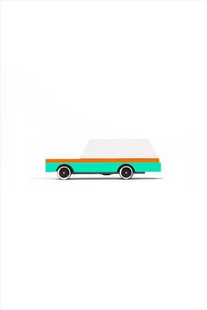 Mini Teal Wagon