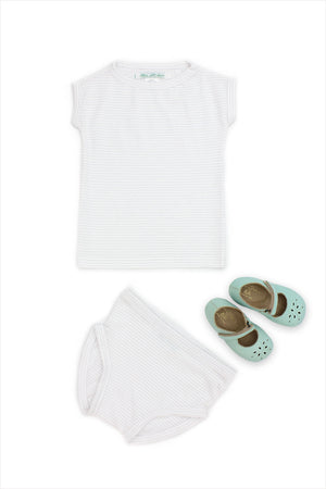 Riviera Brief White Silver
