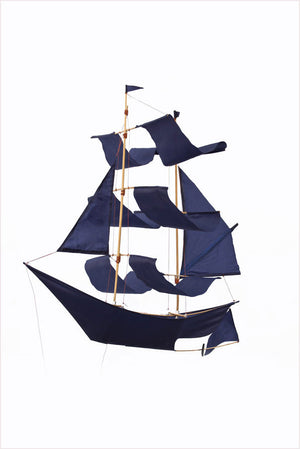 Sailing Ship Kite Indigo