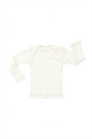 Lap Shoulder Tee Long Sleeve White