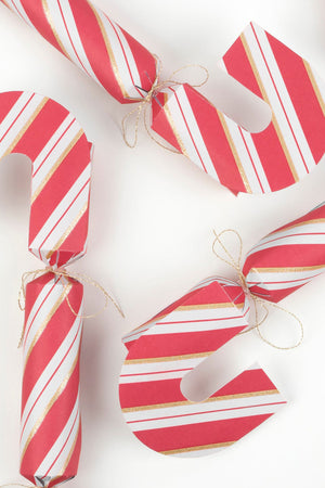 Candy Cane Shape Crackers
