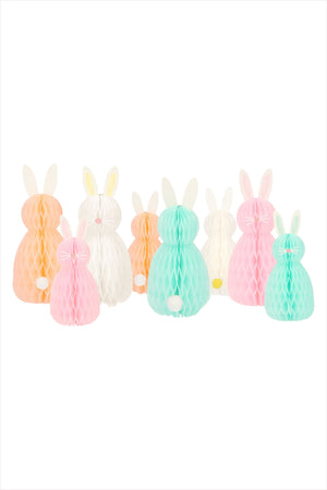 Honeycomb Spring Bunnies (x 8)