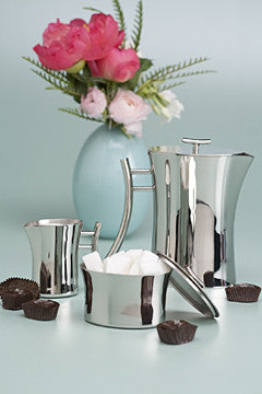 Sugar Bowl With Cover Stainless Steel