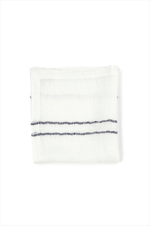 Libeco West Hinder Napkin Oyster Stripe
