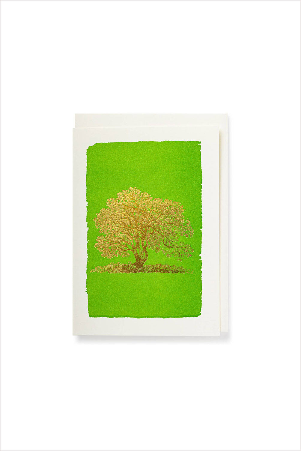 Golden Oak Tree Card