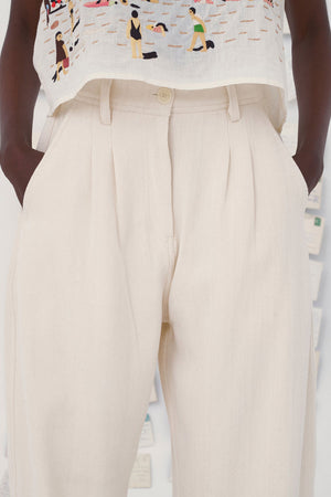 Mii Miti Trouser Natural