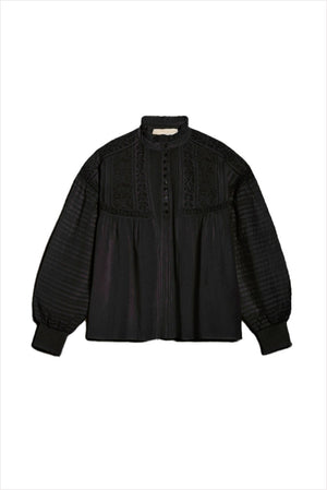 Vanessa Bruno Dahlia Top Noir