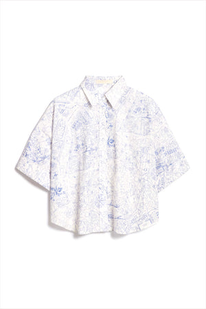 Vanessa Bruno Bobby Shirt Blanc/ Bleu