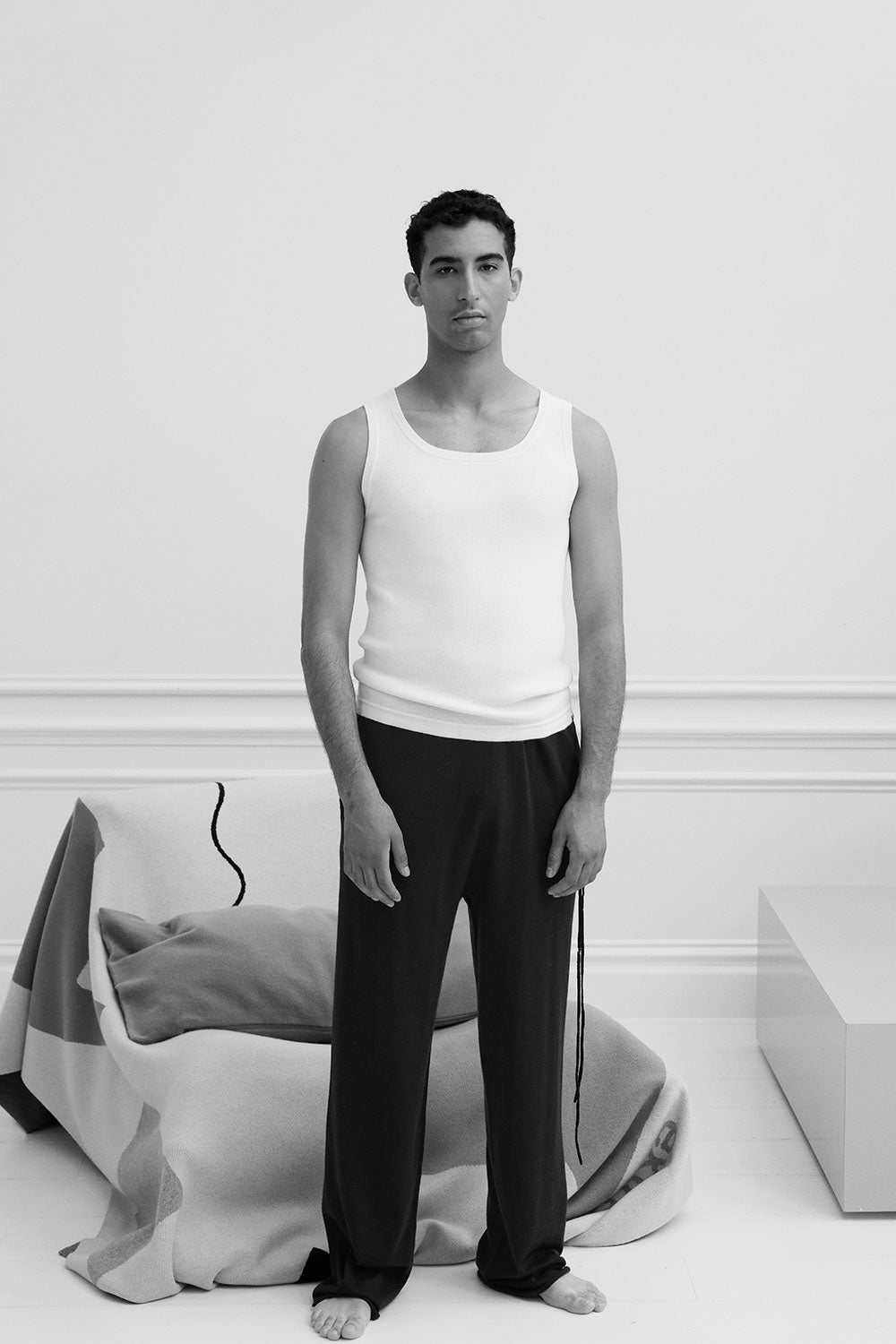 Extreme Cashmere Singlet White