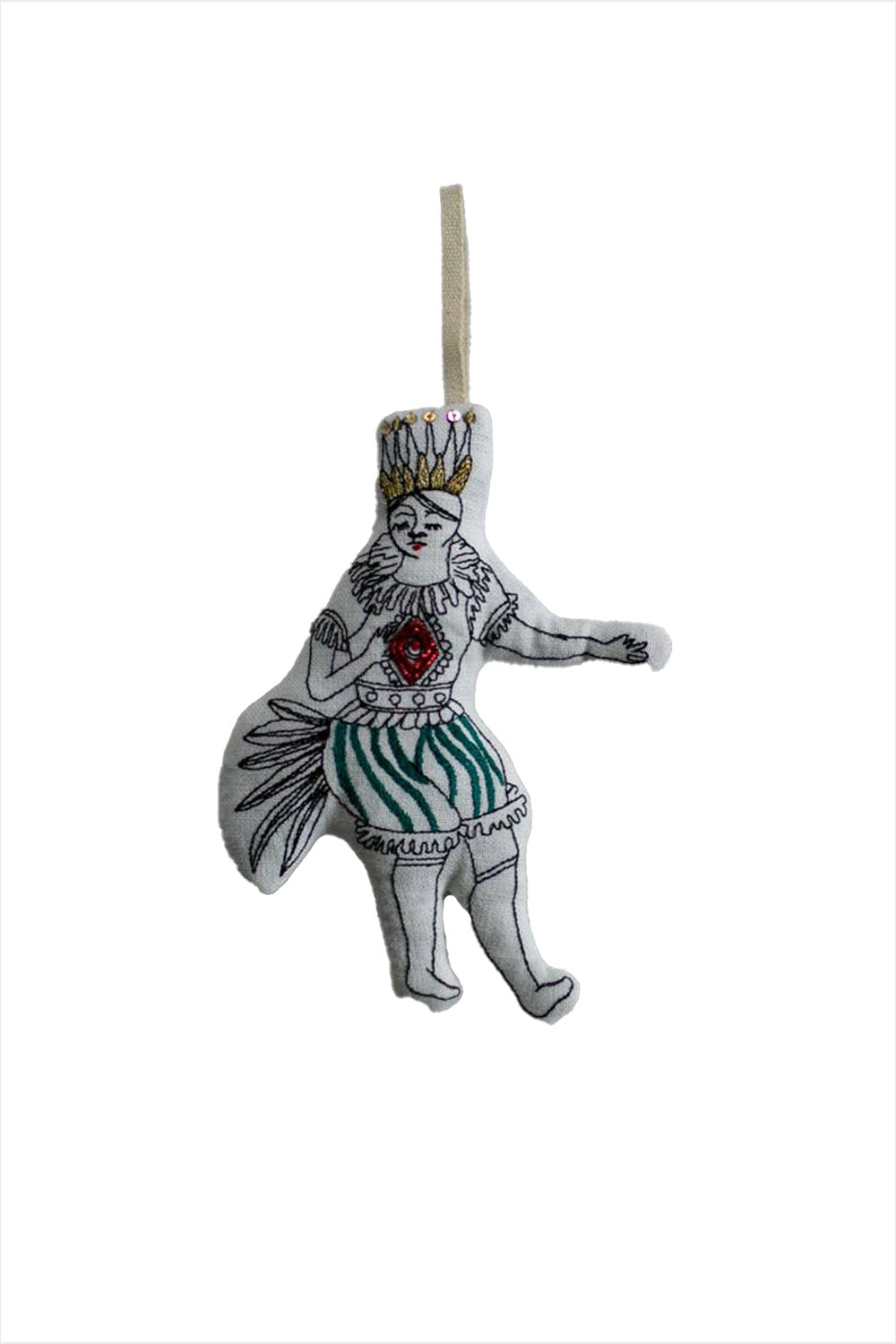 Mini Dancing Jester Ornament