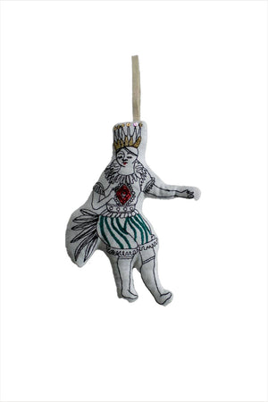 Mini Dancing Jester Ornament