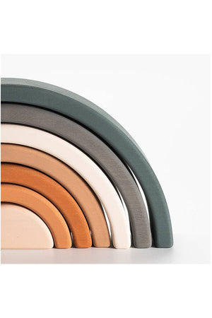 Wooden Rainbow Toy Arch Earth