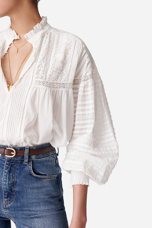 Vanessa Bruno Dahlia Top White