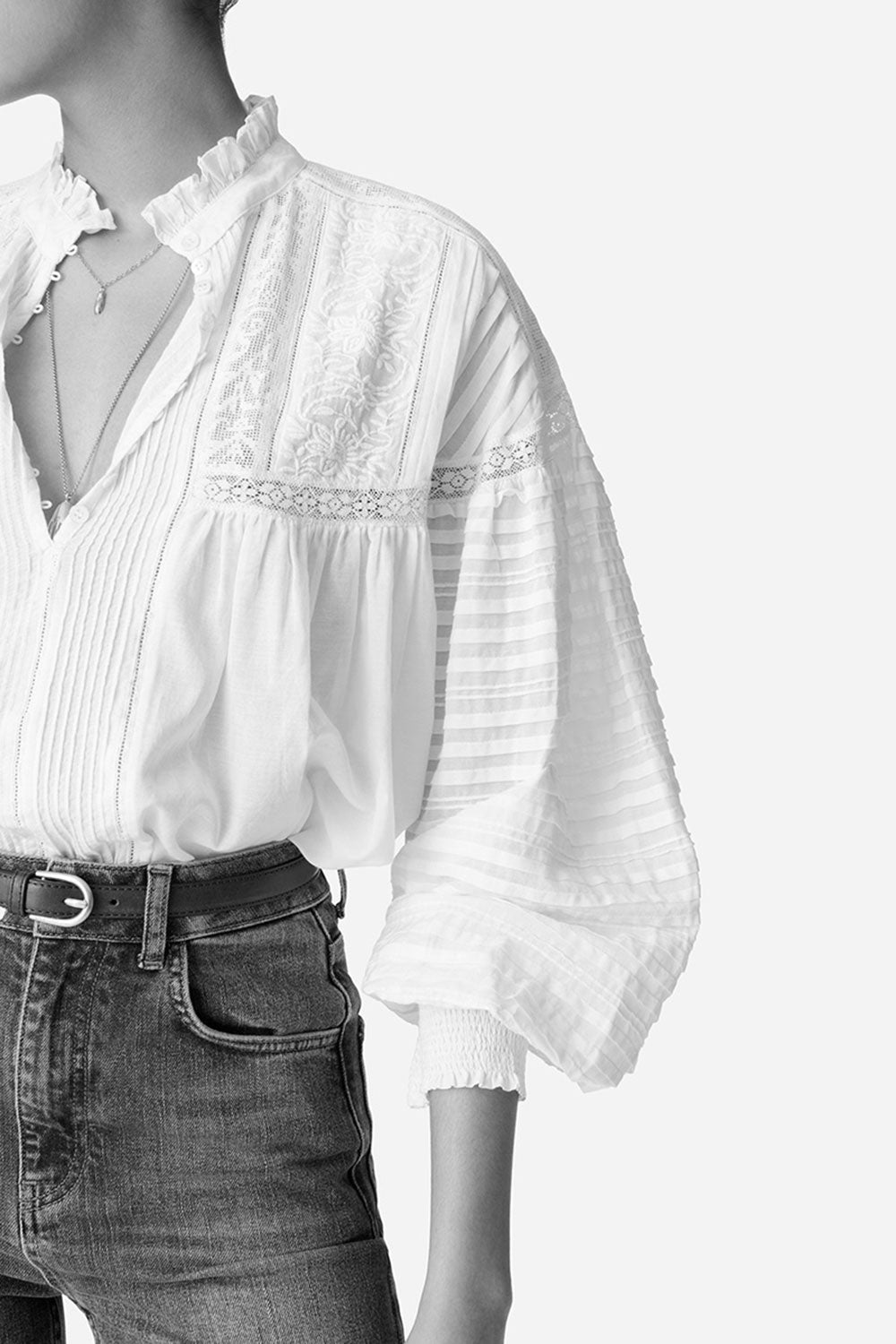 Vanessa Bruno Dahlia Top Noir