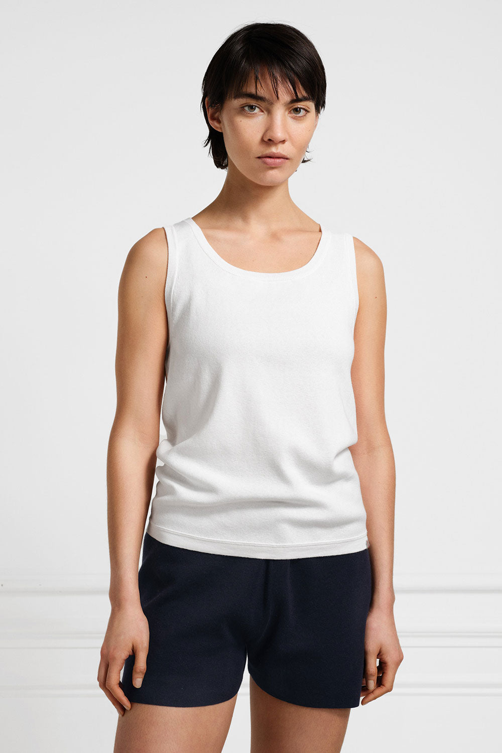 Extreme Cashmere Singlet White