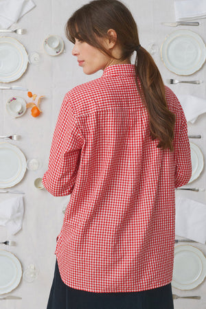 Mii Assia Embroidered Shirt Red