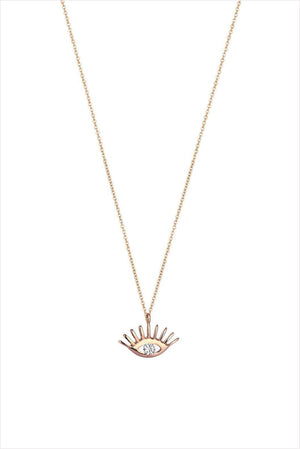 Evil Eye Slim Chain Necklace