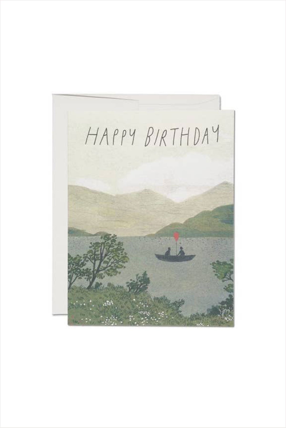 Canoe Birthday Card