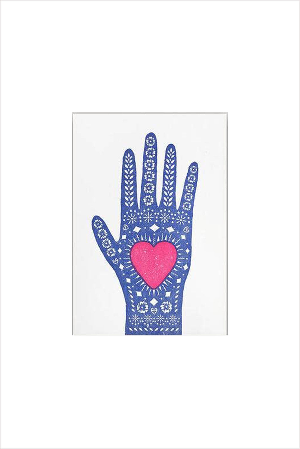 Heart in Hand Postcard