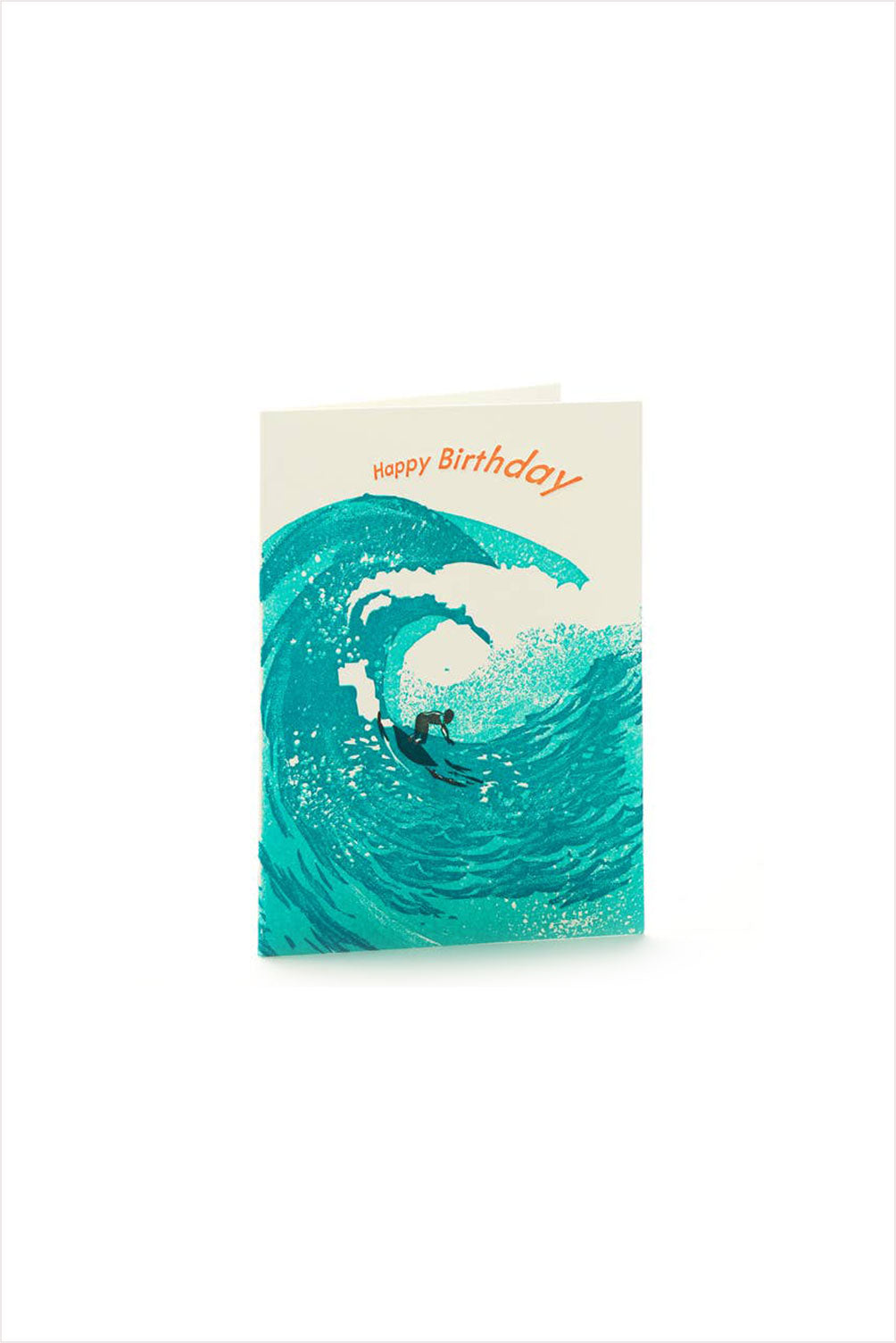 Waves Birthday Notecard