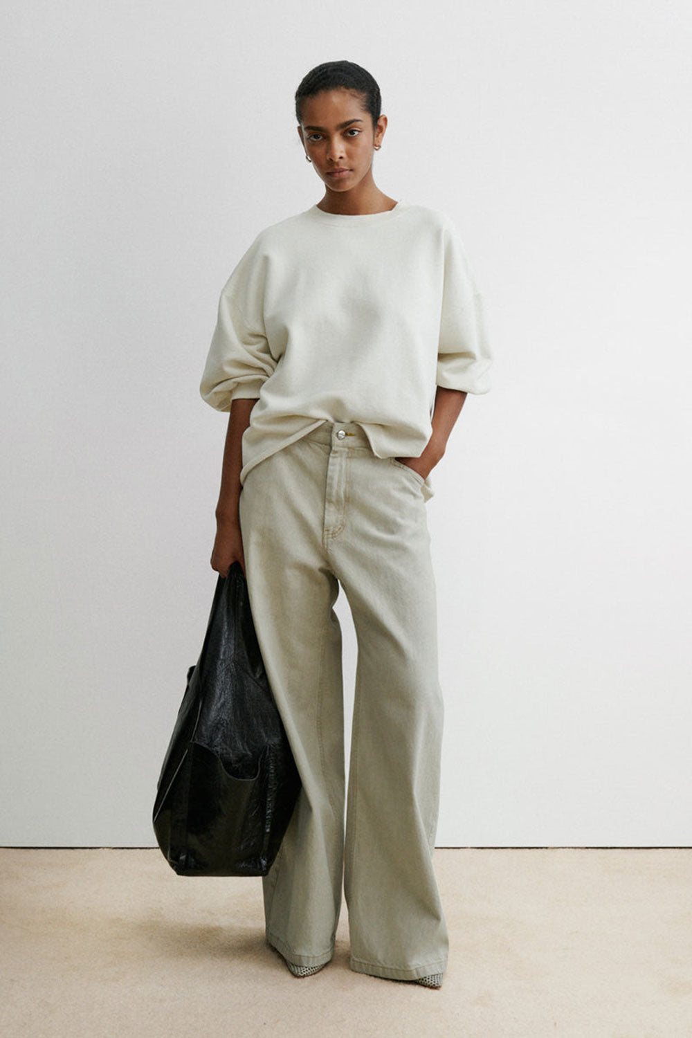 Rachel Comey Fonder Sweatshirt Dirty White