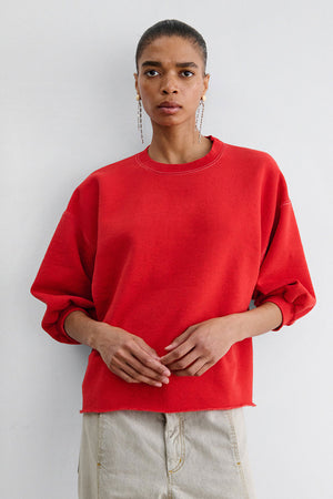 Rachel Comey Fond Sweatshirt Cherry