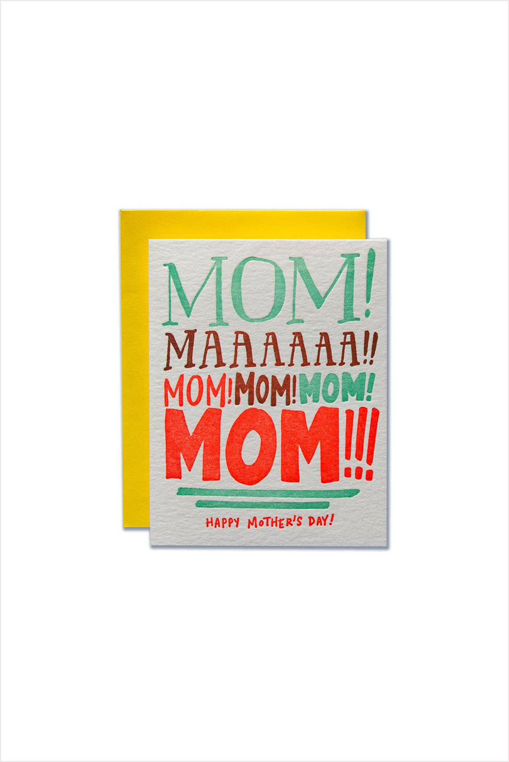 Mom Yelling Mother's Day Card