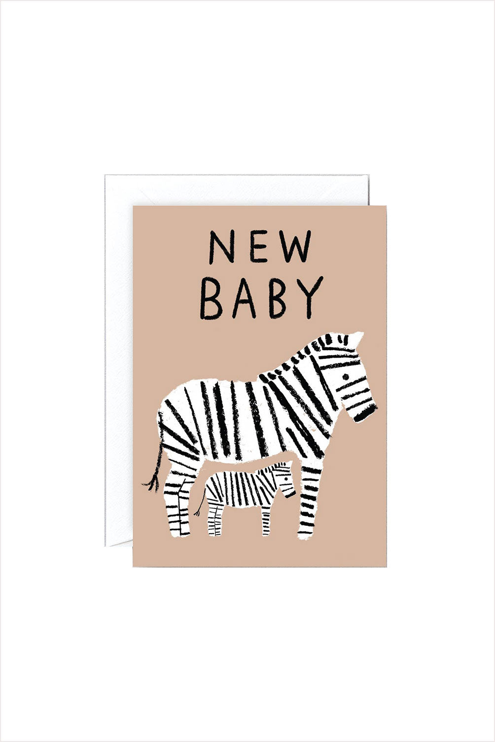 New Baby Zebra Card