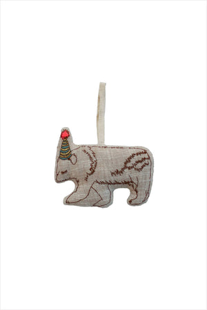 Party Bear Lavender Ornament