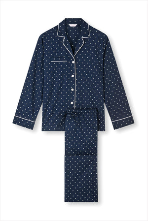 Derek Rose Women's Pajamas Nelson 108 Navy