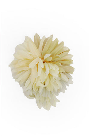 Indress Nicole Silk Anemone Brooch Ivory