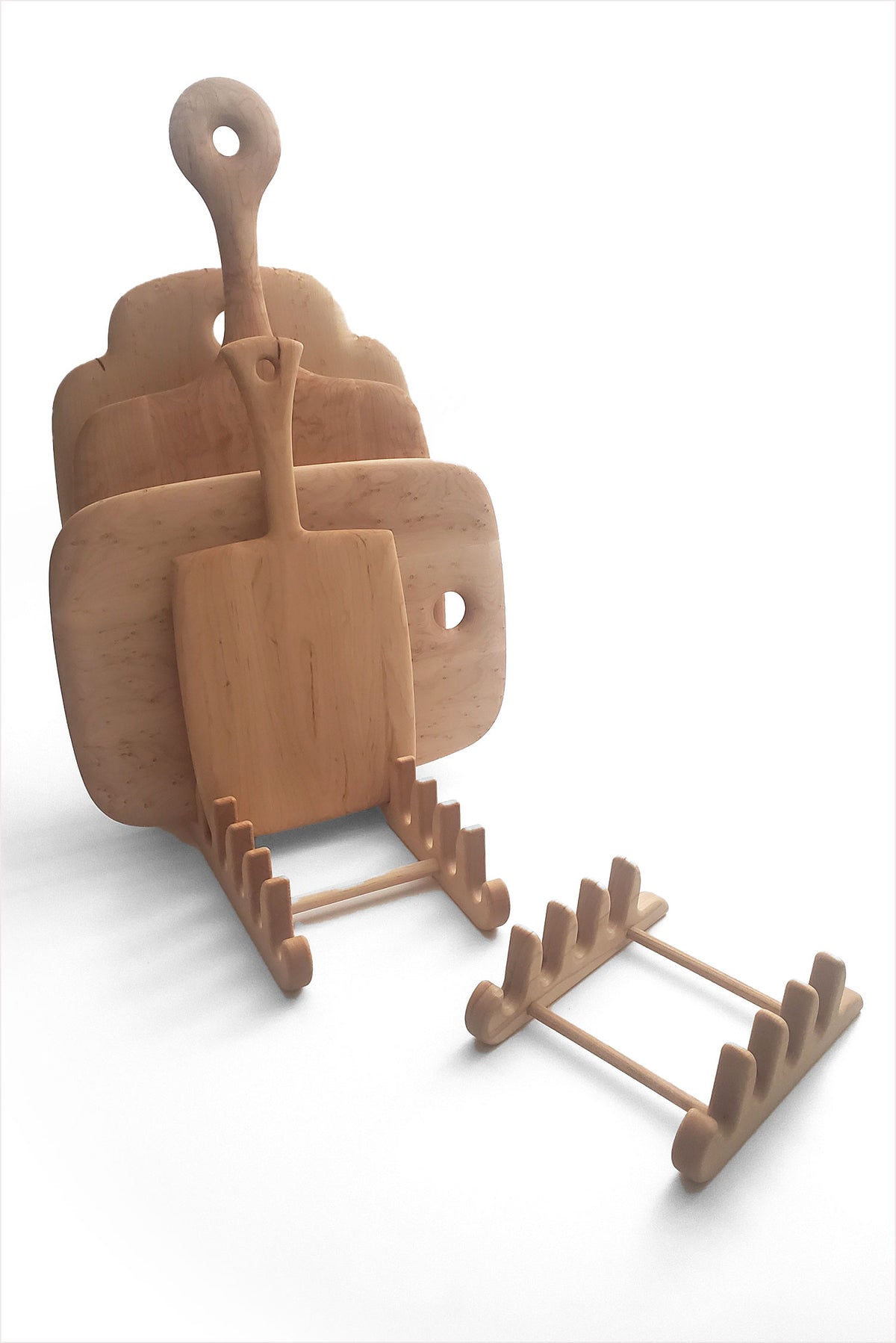 Edward Wohl Maple Display Rack