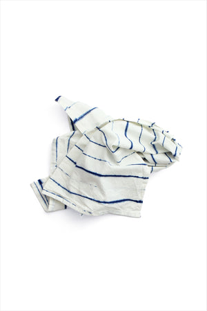 Blot Tea Towel White Blue