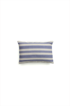 Tensira Mini Cushion Blue Ticking Stripe