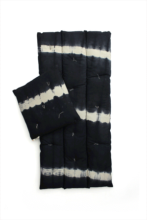 Tensira Rectangular Mattress Black Tie Dye