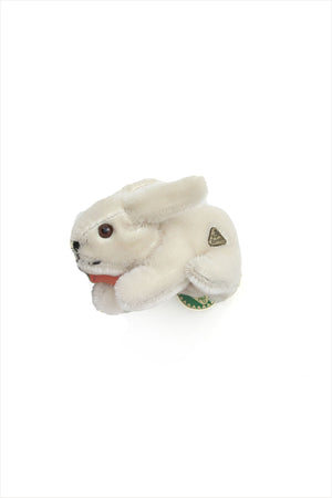 Hermann Miniature Mohair Rabbit "Hansi" with Mini Carrot